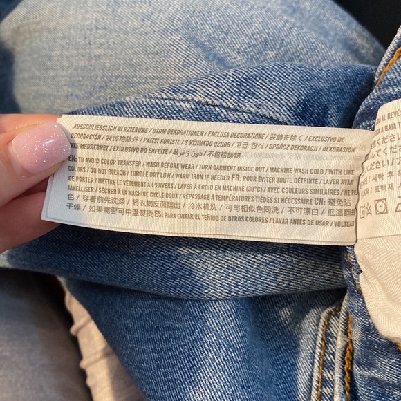 Abercrombie Womens Size 28/6R CURVE LOVE The Ankle Straight Ultra High Rise - Picture 10 of 11